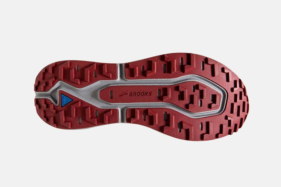 Brooks Caldera 5 Trail Loopschoenen Heren - Rood/Zilver/Zwart - 153264JPD